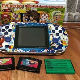 Game PSP Portable Evercross V60 16bit Dual Analog