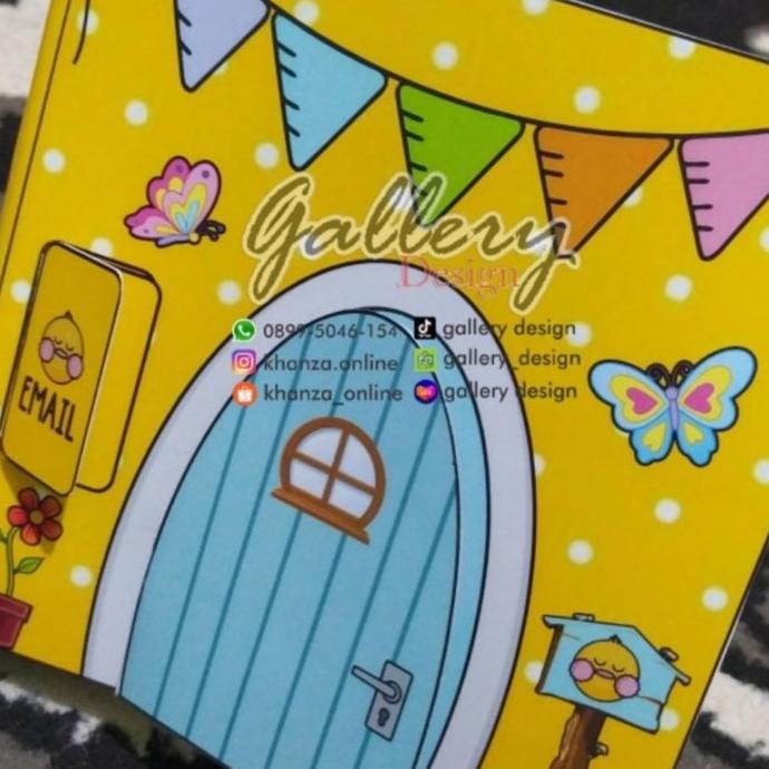 BEBEK VIRAL Doll Quite Book Paper Duck Mainan Edukasi Anak