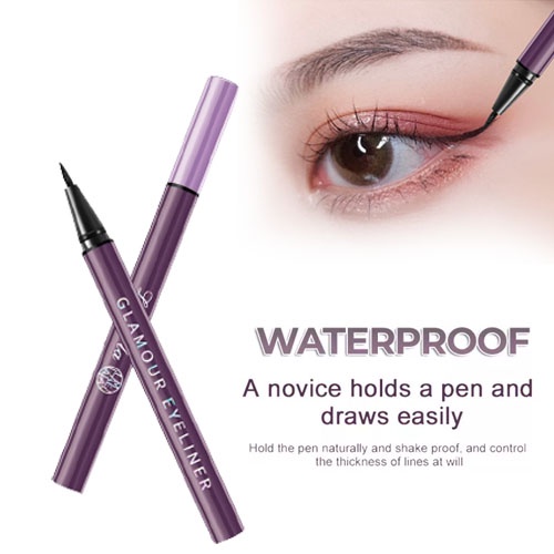 Lameila eyeliner Glamour purple eyeliner spidol pencil smart charm 824 waterproof anti air dan keringat