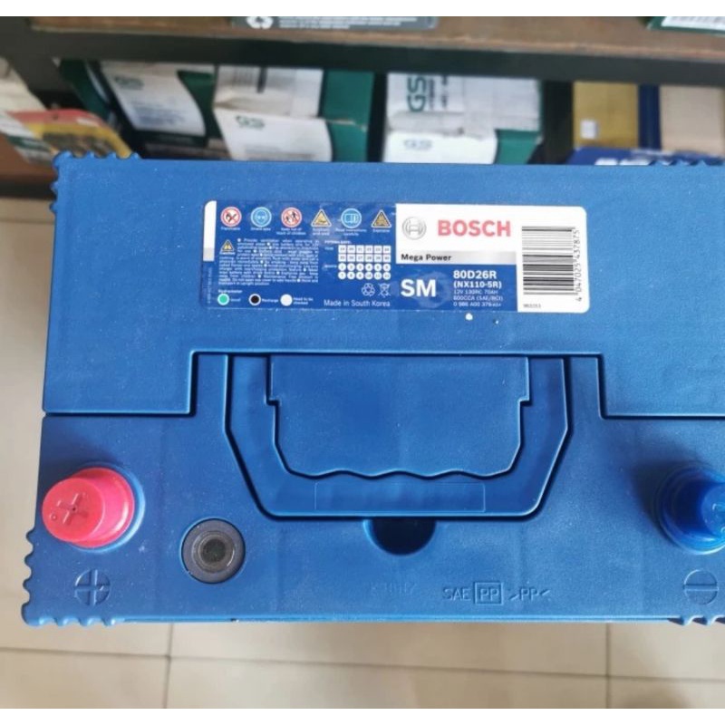 AKI BATERAI KERING BOSCH MF 80D26R/NX110-5R/NS70 MOBIL KIJANG PANTHER KUDA GENSET GARANSI 1 TAHUN