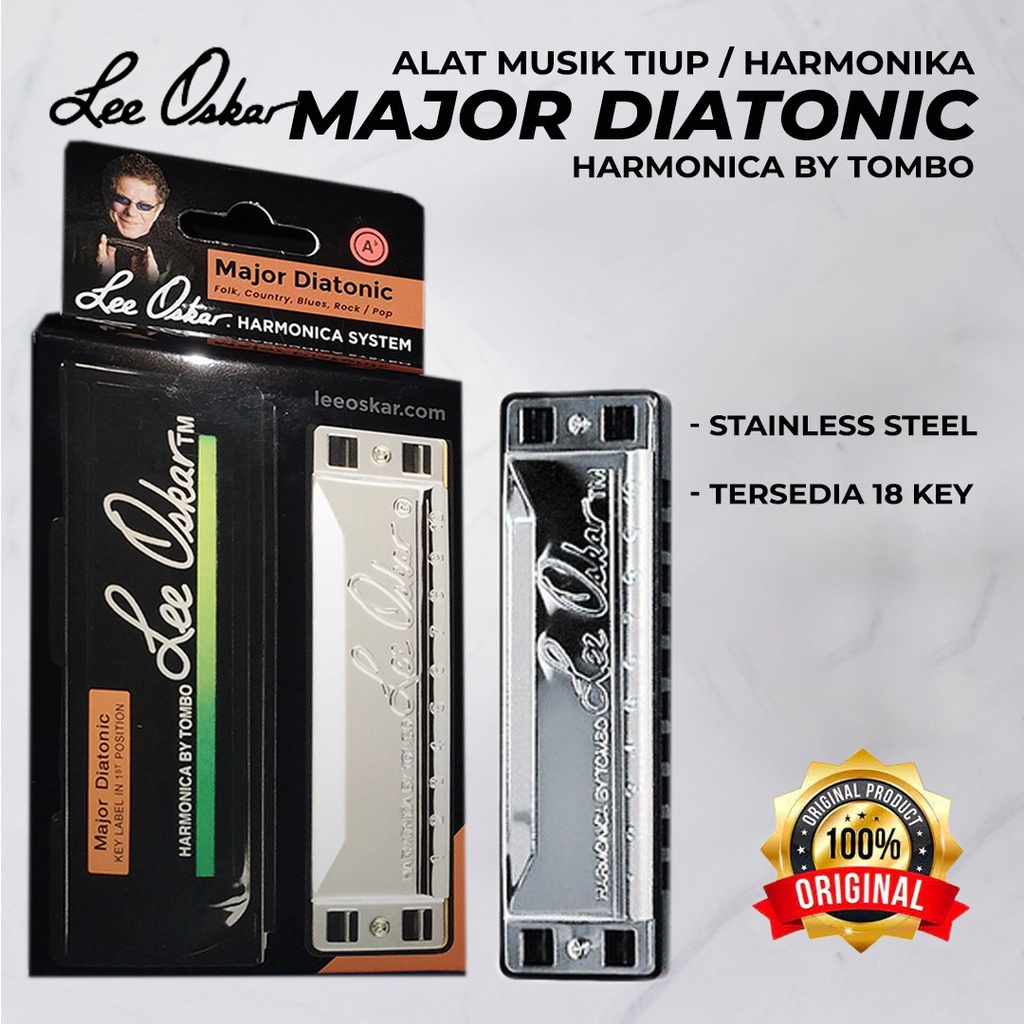 Harmonica Tombo Lee Oskar Major Diatonic Diatonik Terpopuler Harmonika Blues