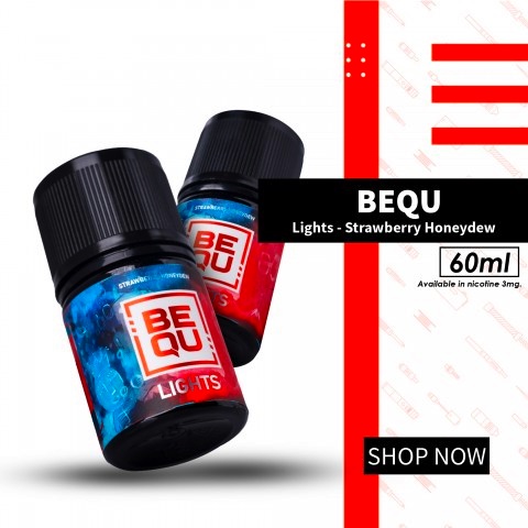 LIQUIDS BEQU LIGHTS STRAWBERRY HONEYDEW 60ML