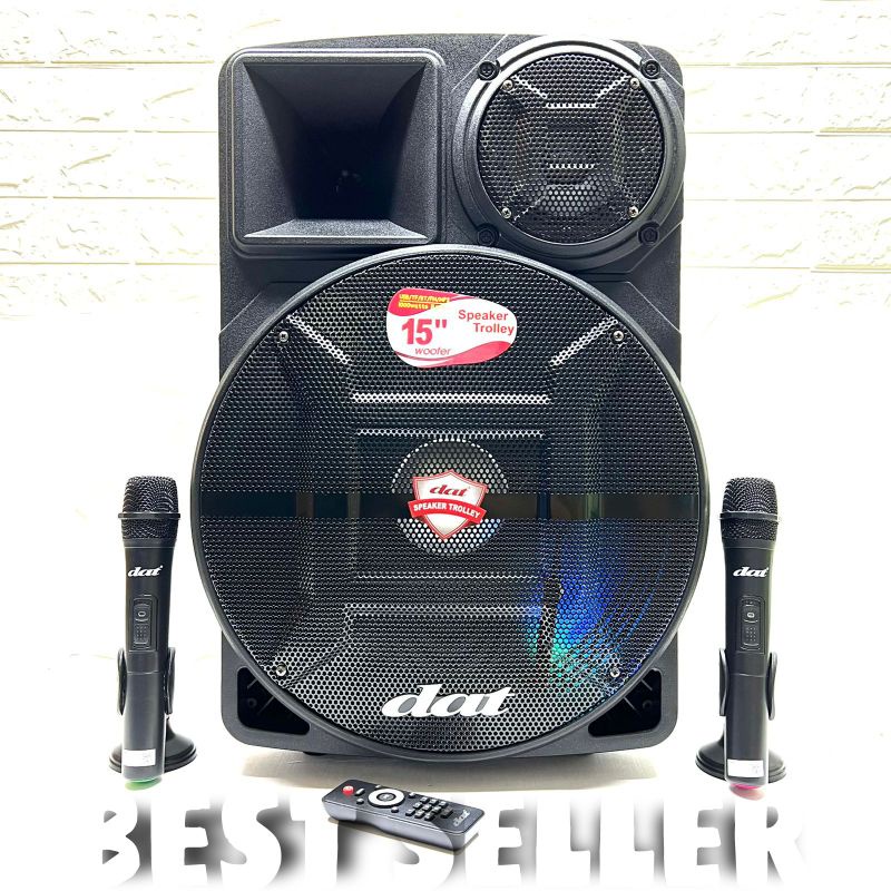 Speaker Portable Wireless Dat DT 153 Original Bluetooth 15 inch