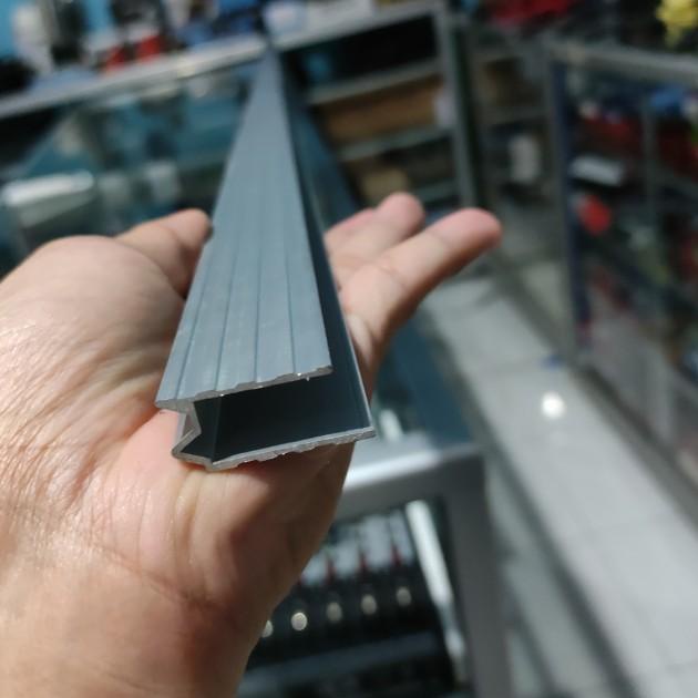 Siku Aluminium Lis M / LIS U Aluminium Hardcase Panjang 3 meter Import