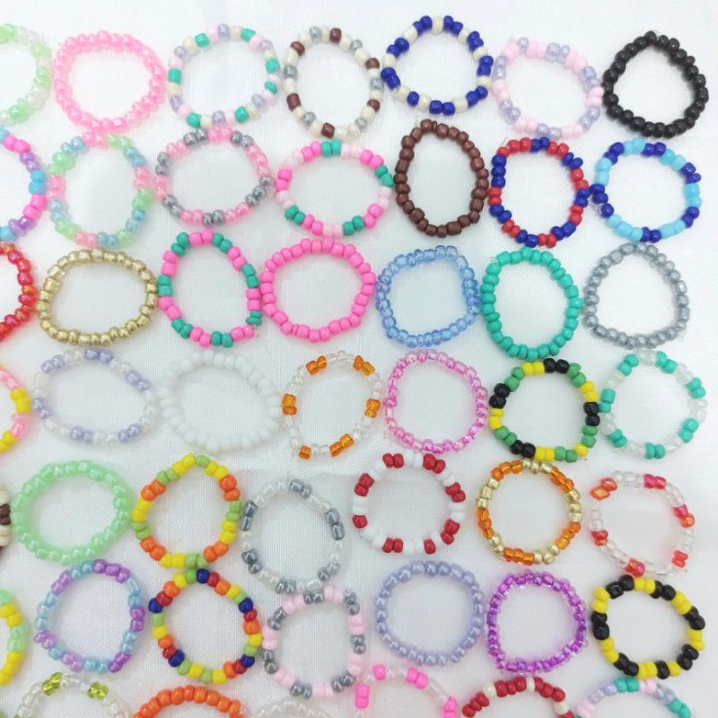 cincin manik | ring beads | PART 1 | cincin manik-manik | beads ring