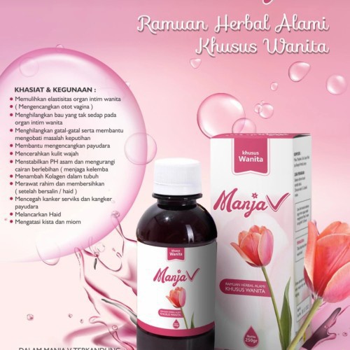 Madu  MANJA V Khusus WANITA Ramuan khusus Kewanitaan / Madu Manja V 250gr