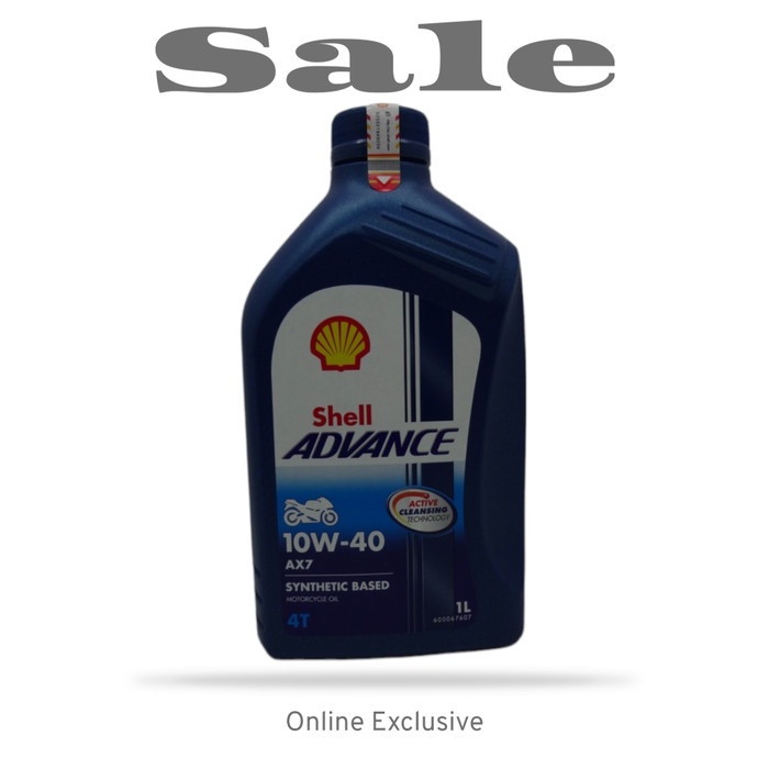 Oli Shell Advance 4T AX7 1L