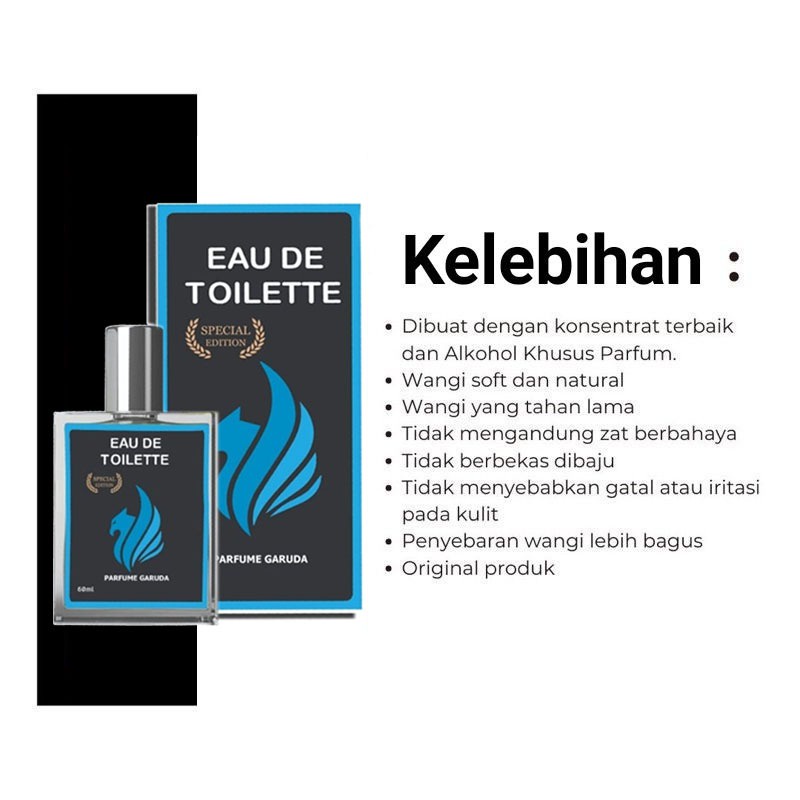 [ BISA COD ] Parfum Garida Eau De Toilette Spesial Edition 60ml