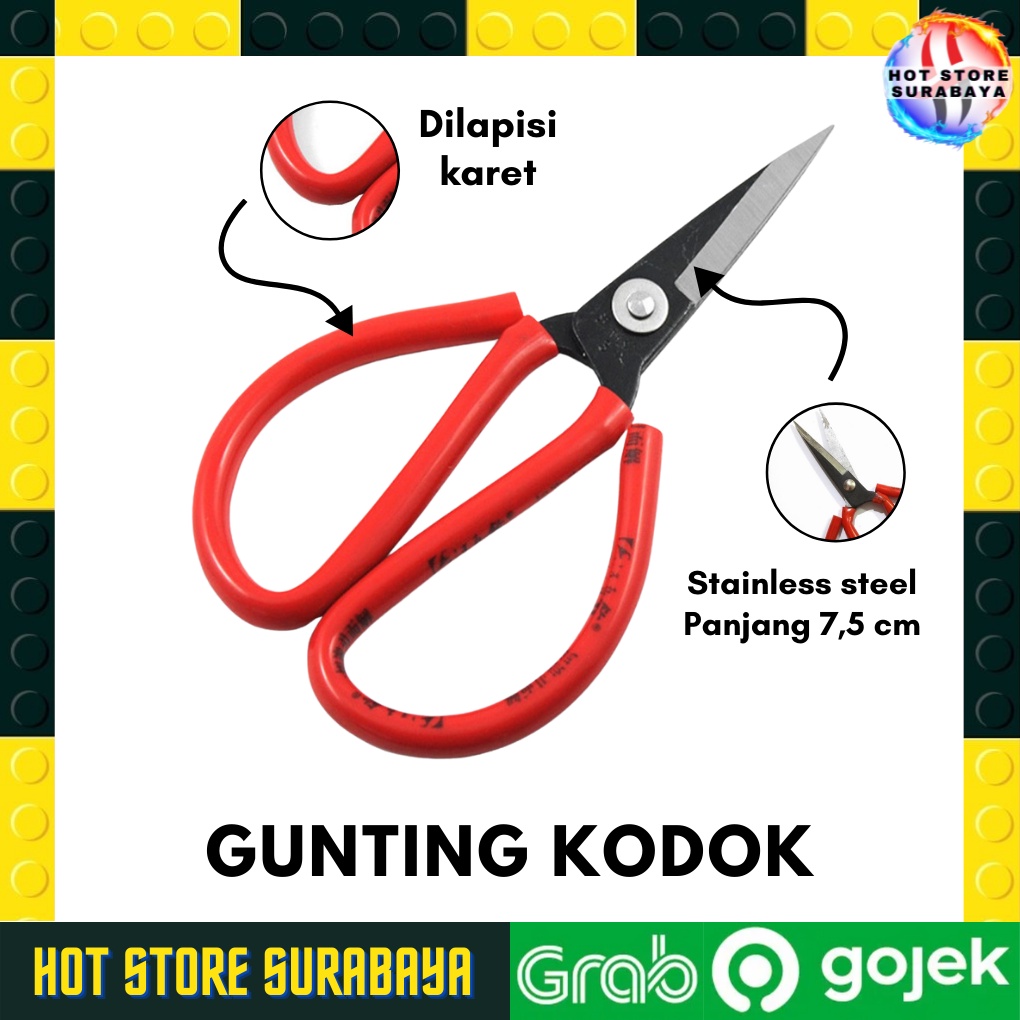 Gunting Potong Kain - Scissors Super Tajam - Gunting Kodok SUPER TAJAM BERKUALITAS BAJA