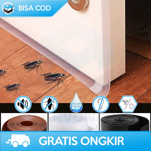 LIS STRIP PINTU LAKBAN PENGHALANG DEBU DAN SERANGGA WATERPROOF RUBBER