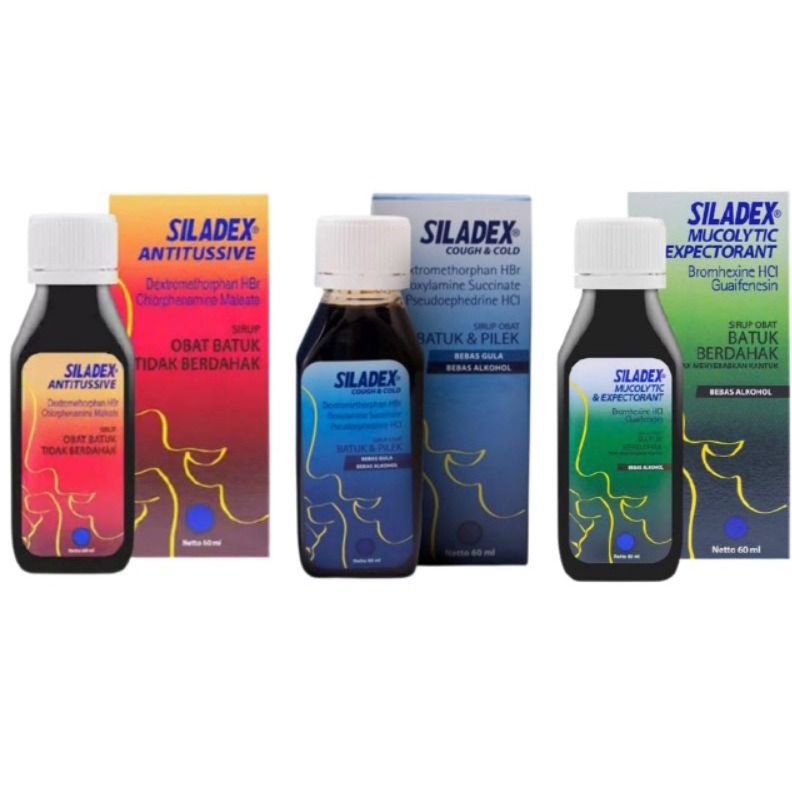 Siladex Obat Batuk Berdahak / Obat Batuk Tidak Berdahak / Obat Batuk Pilek/ Siladex 60 ml/ Siladex 1