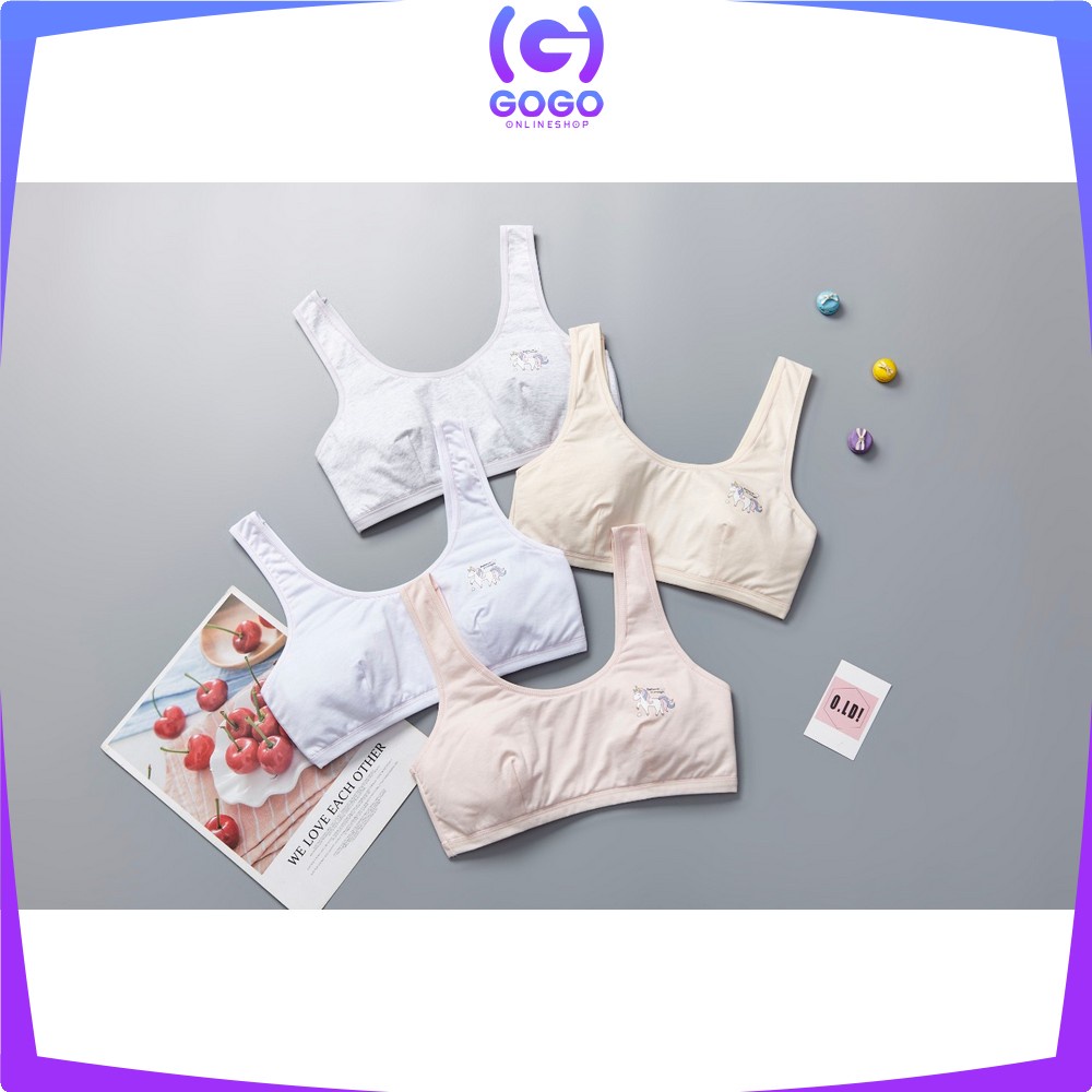 GOGO-P75 - P77 Miniset Bra Remaja / Pakaian Dalam Anak Perempuan Mini Set BH Remaja / Sport Bra ABG