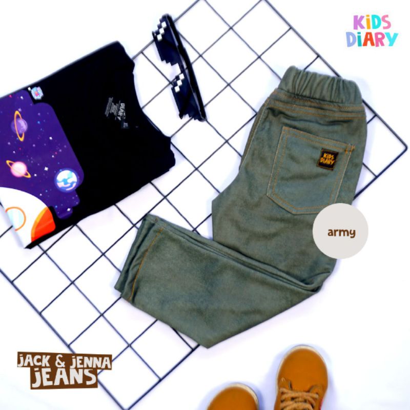 CELANA PANJANG JEANS ANAK UNISEX KIDS DIARY JACK AND JENNA PANTS