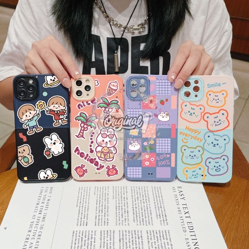 OR977 CASE SOFTCASE CASING JELLY KOMBINASI 2 WARNA NICE HOLIDAY SAMSUNG A02 A02S