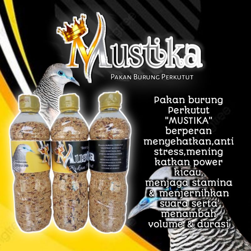 PAKAN BURUNG PERKUTUT MURAH BERKUALITAS MUSTIKA