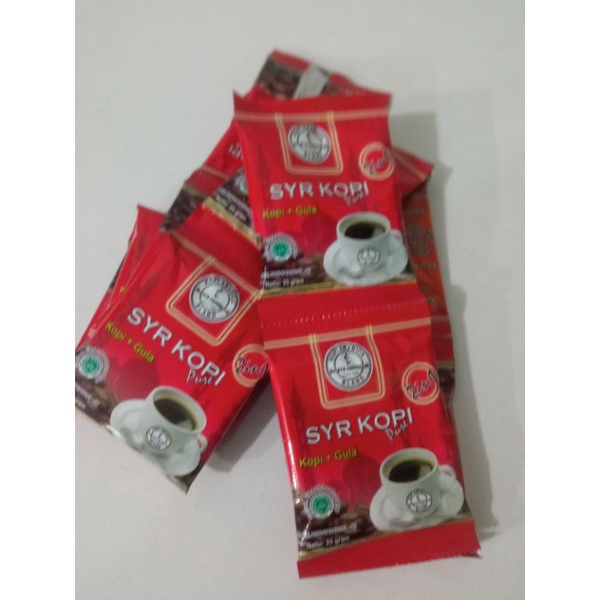 

SYR Kopi Gayo Arabika Saset 2in1 ( kopi + gula ) 10 saset @25 gr