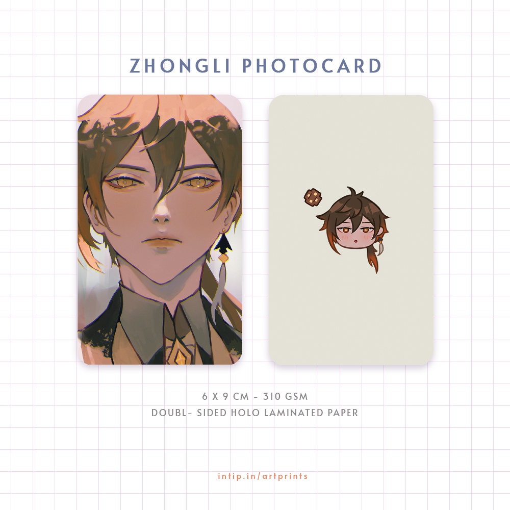 ZHONGLI PHOTOCARD