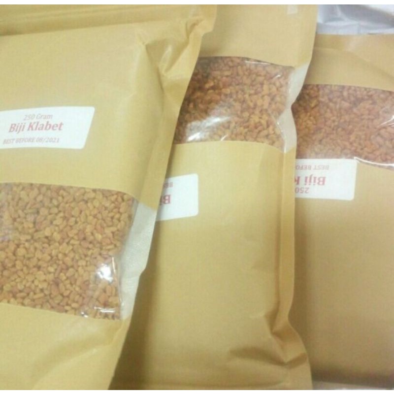 

Biji Klabet Methi Seeds Fenugreek 250gr