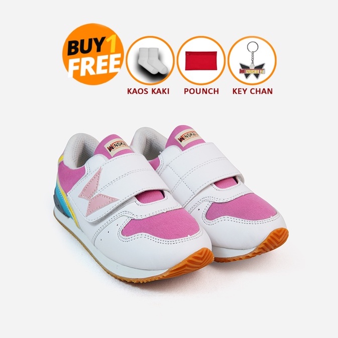 WINSKETZ - Neobie Smooth | Sepatu Anak Perempuan | Sepatu Anak Cewe | Sepatu Olahraga Anak Perempuan | Sepatu Anak Original
