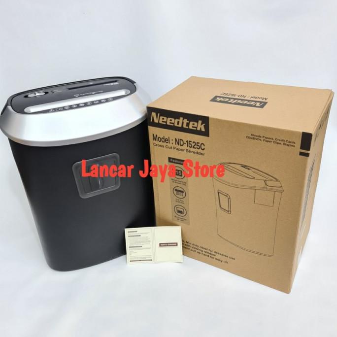 Office Paper Shredder Needtek ND-1525C Penghancur Kertas ND1525C