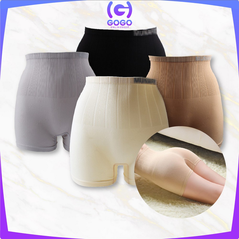 GOGO-P35 Celana Korset Munapi Pelangsing / Pengecil Perut Wanita Highwaist Slimming Pants
