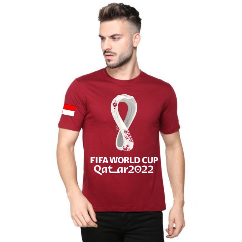 Kaos FIFA WORLD CUP QATAR 2022 / Baju Kaos Piala Dunia Qatar 2022 Premium