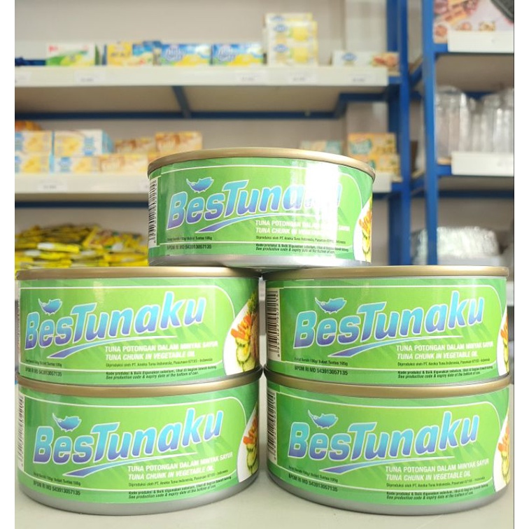 

Bestunaku Tuna Chunk 150Gr / Ikan Tuna Kaleng 150Gr / Kornet Tuna 150Gr