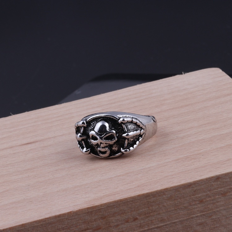 Cincin Desain Tengkorak Untuk Pria