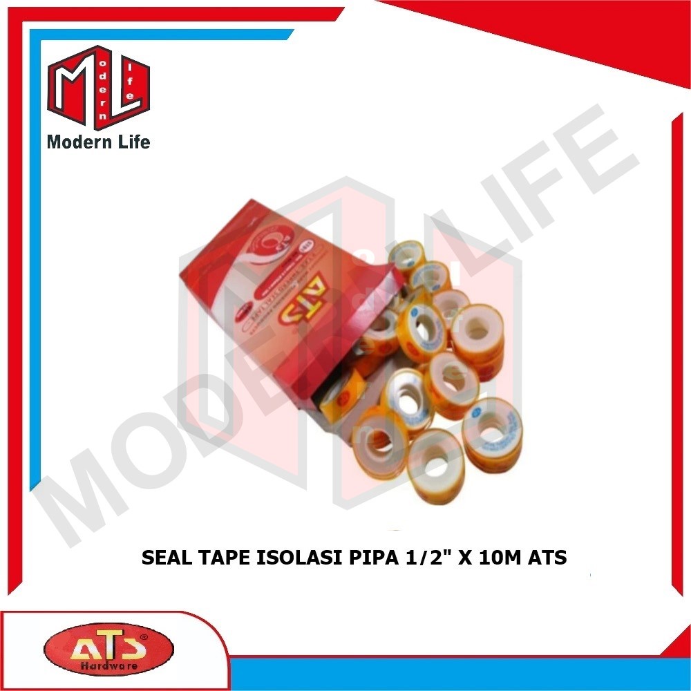 Seal Tape Air ATS 1/2 Inch 10 Meter / Isolasi Pipa