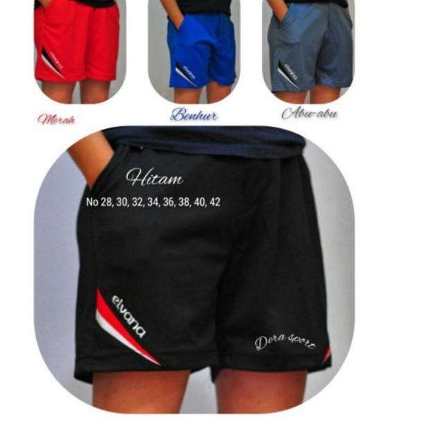 celana pendek elvana - Navy, 28