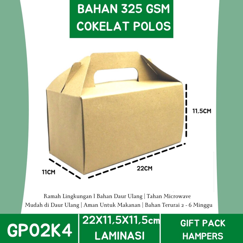 Gift Box Hampers Handle Box (GP2K4-Laminasi)