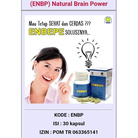 ENBEPE NASA VITAMIN OTAK TERBAIKK