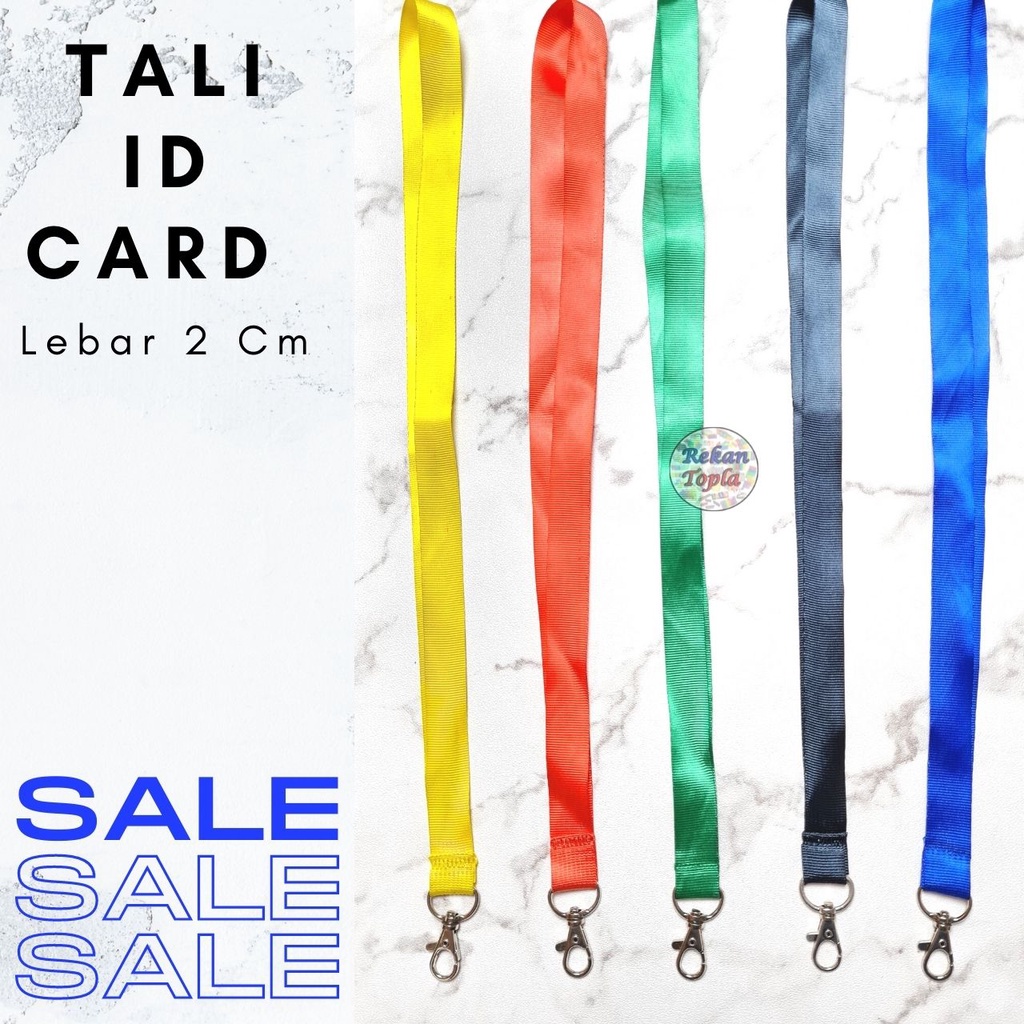 

Tali Lanyard Premium / Lebar 2 Cm / Tali ID Card / Tali Cantol / Tali Cantol Lebar 2 Cm / Tali Name Tag / Cantol Lebar 2 Cm / Name Tag / Merek Topla