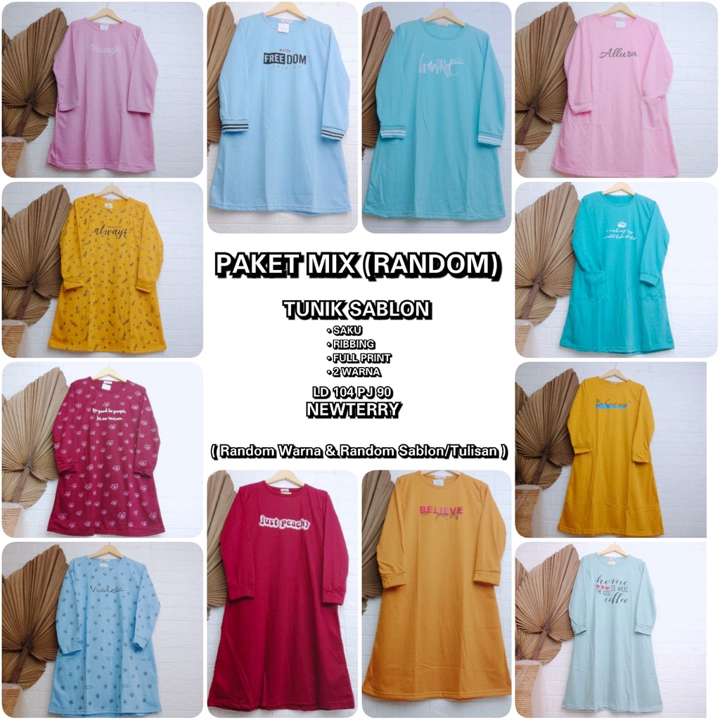Paket Usaha Tunik Jumbo Wanita