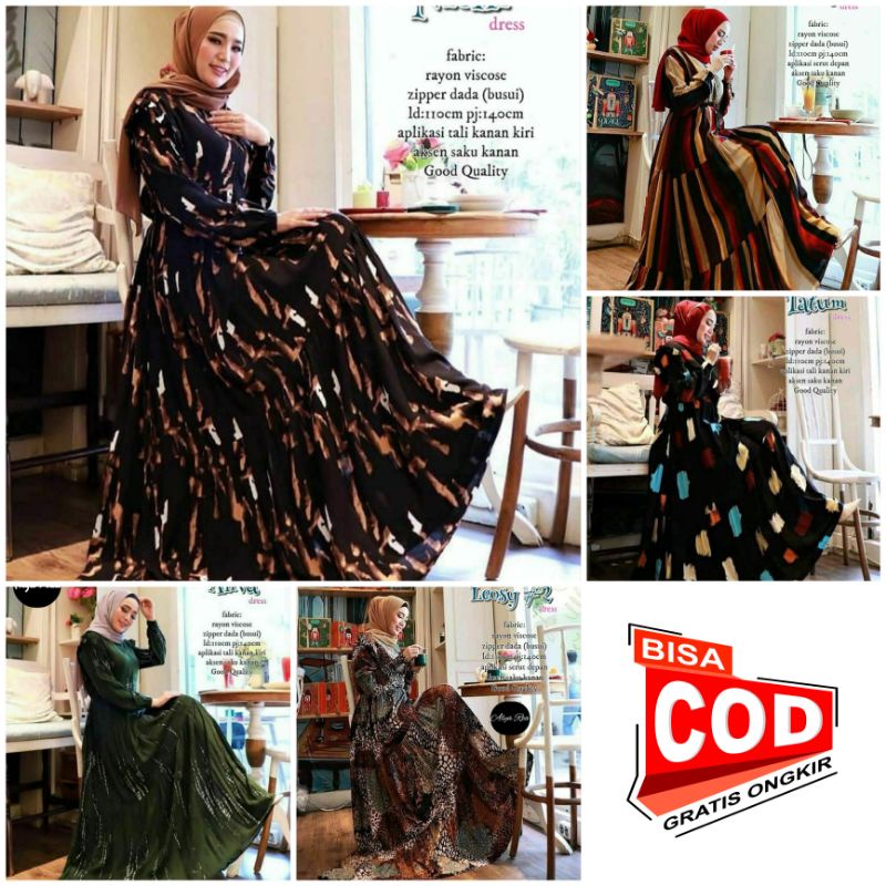 Gamis Katun Rayon Gamis Katun Viscose Gamis Katun Premium Gamis Katun Rayon Motif Gamis Busui Gamis 