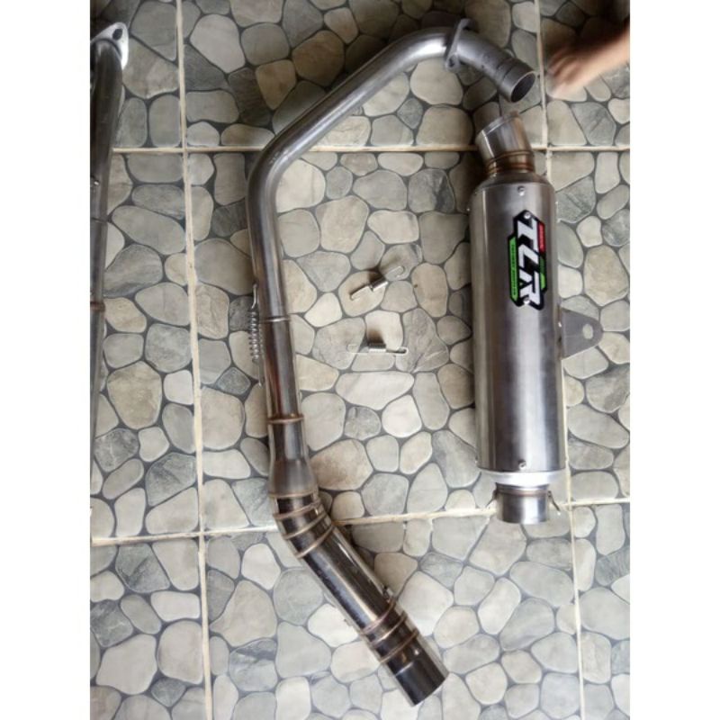 TERLARIS!!! Knalpot TLR full set untuk motor vixion, Satria Fu,,Tiger, CB Clasic dll