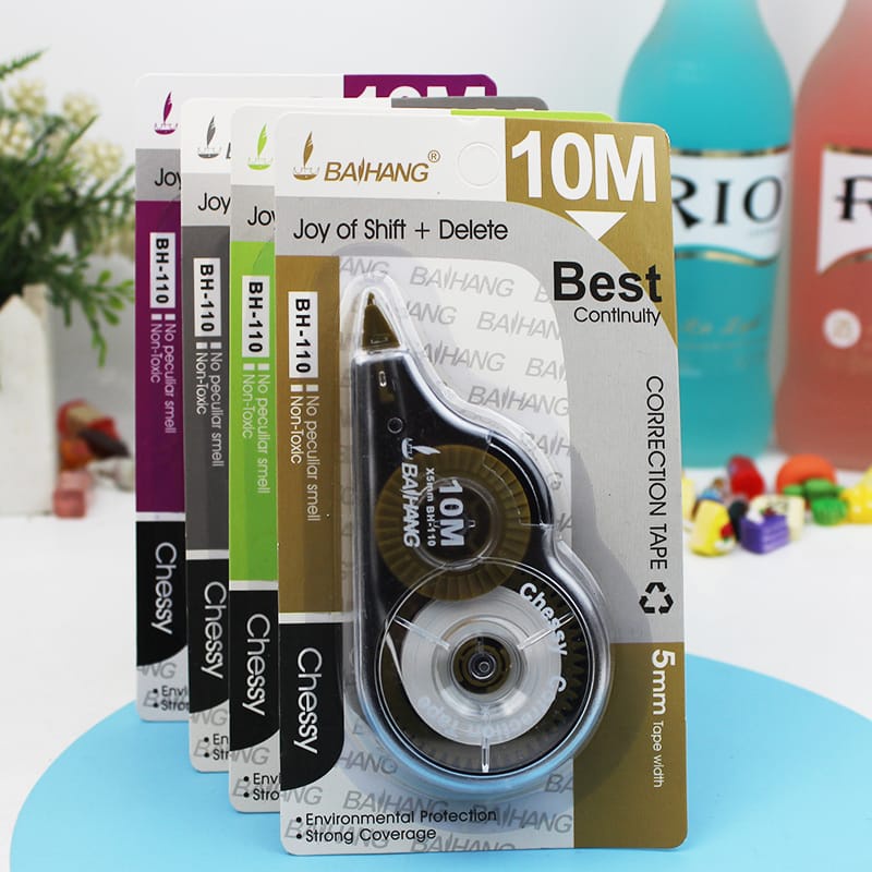 TIP EX ROLL CORRECTION TAPE 10M 5MM | TIP EX TARIK BEST CONTINULTY TIP X  LEBEL TARIK TIPEX TIPEK TARIK PENGHAPUSBH-110