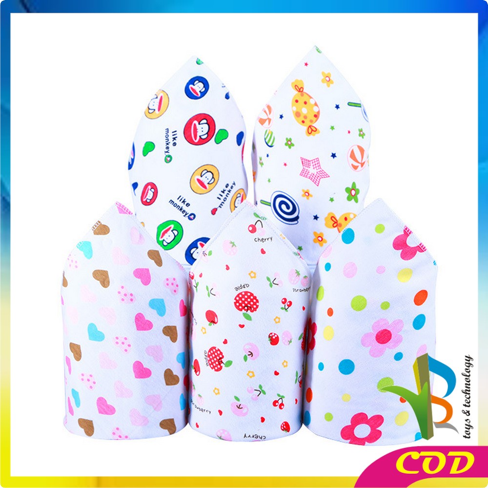 RB-P34 Celemek Makan Bayi Lucu Slaber Segitiga Baby Bibs Slabber Bayi Sleber Air Liur Bayi Murah