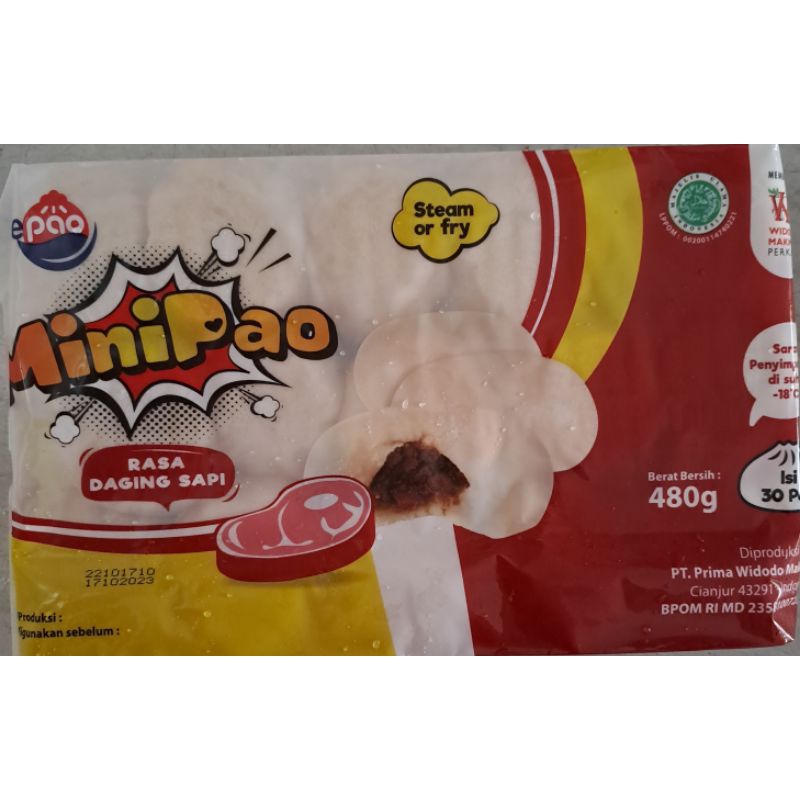 Okepao minipao daging sapi isi 30