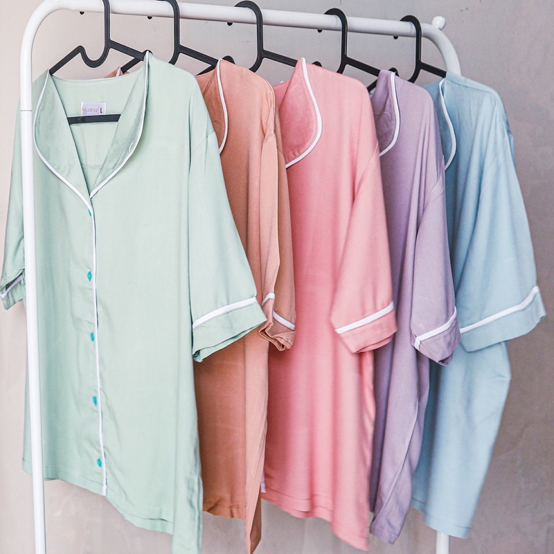 baju tidur pajamas piyama celana panjang rayon ultra premium jumbo