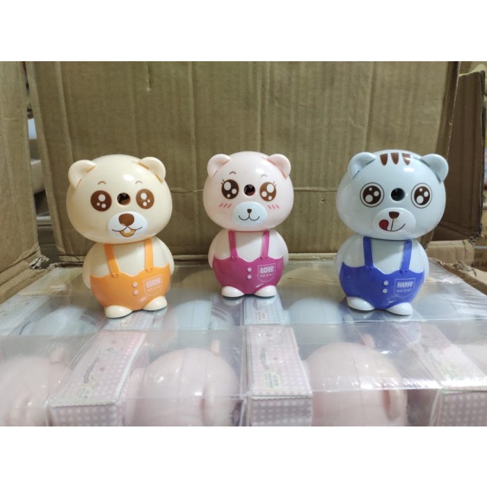 

Rautan meja putar pensil bentuk bear baru satuan ols76