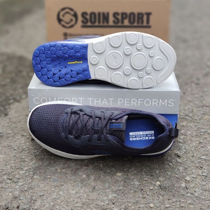 SKECHERS GO WALK AIR 2.0 CROSSER walking for mens (216153/NVBL)