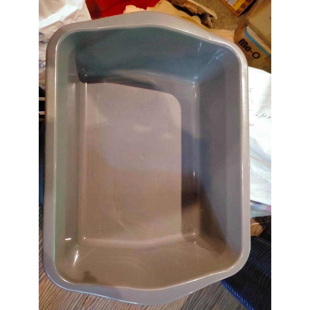 TEMPAT PASIR S warna / cat litter box / wangi / ziolit / aksesoris kandang kucing / cat / baki