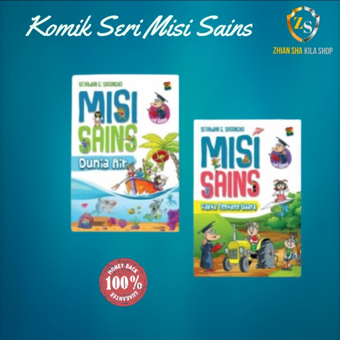 Buku Buku Komik Anak-Seri Misi Sains-Dunia Air-Fakta Tentang Udara