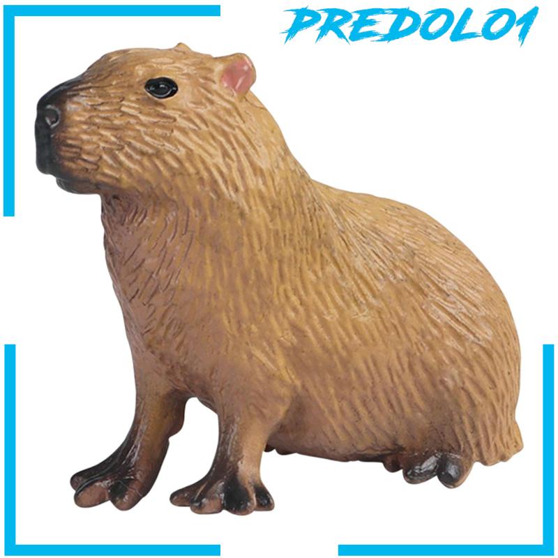 Predolo1 Mainan Action Figure Model Binatang Capybara Untuk Hadiah Ulang Tahun / Kantor