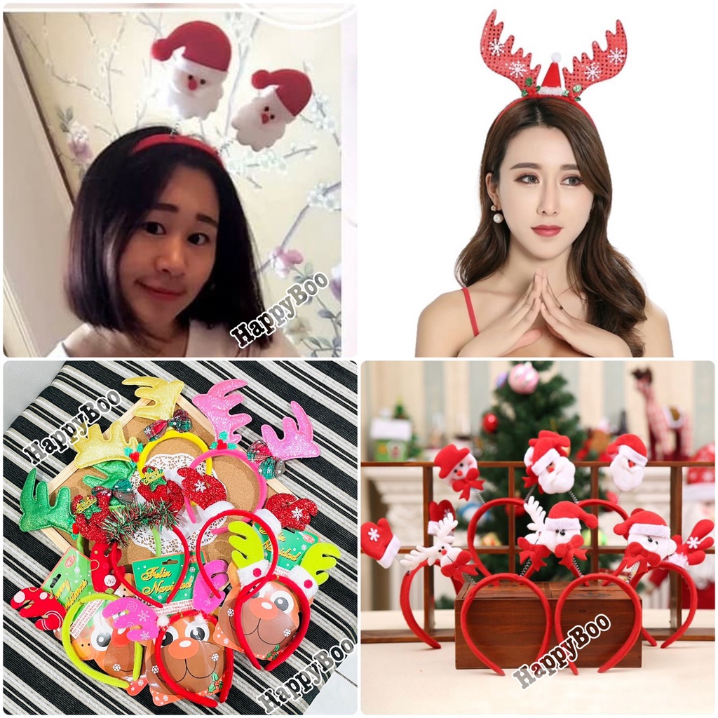 bando tanduk rusa  bando natal bando christmas xmas sinterklass santaclaus santa claus