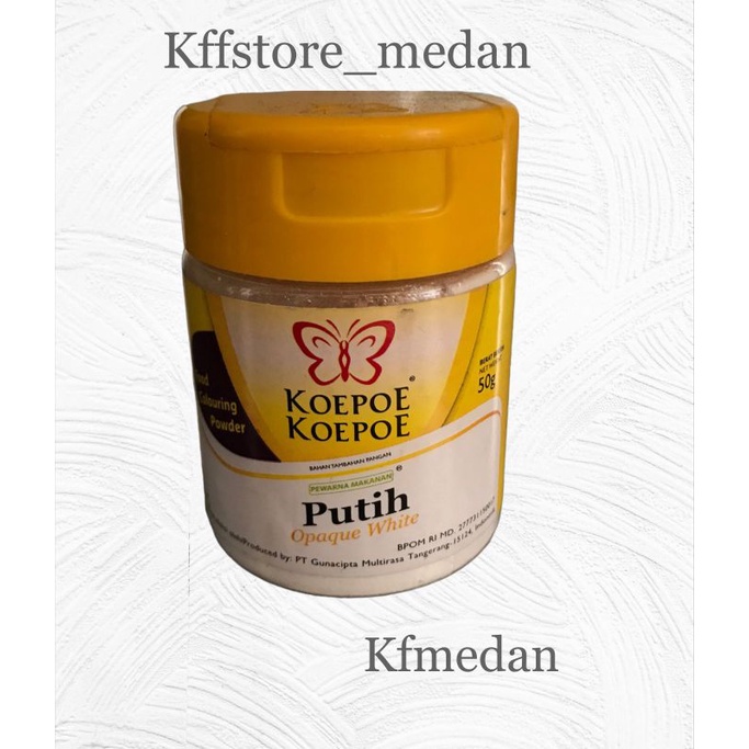 

Koepoe Pewarna Putih 50gr