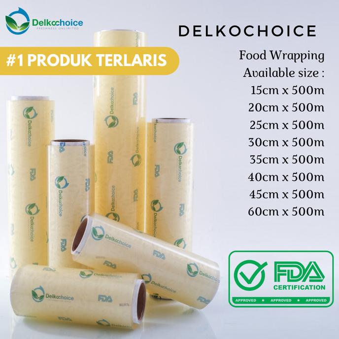 PLASTIK FOOD WRAP / CLING WRAP - DELKOCHOICE