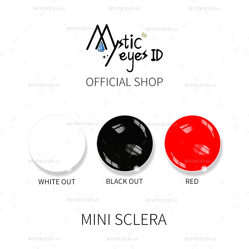 [✅COD] MYSTICEYES SOFTLENS COSPLAY CRAZY LENS MINI SCLERA NORMAL 14.5MM