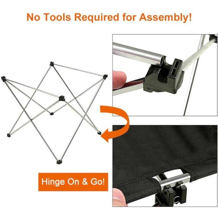 Folding Table Meja Lipat Piknik Portable Ultralight TOPX TX588 Outdoor